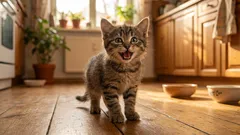 子猫が泣いてお母さんを探している：落ち着かせて、離別の不安を乗り越える方法