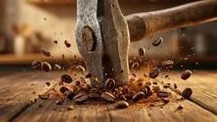 コーヒーミルなしでコーヒーを挽く：コーヒー豆を挽く6つの方法